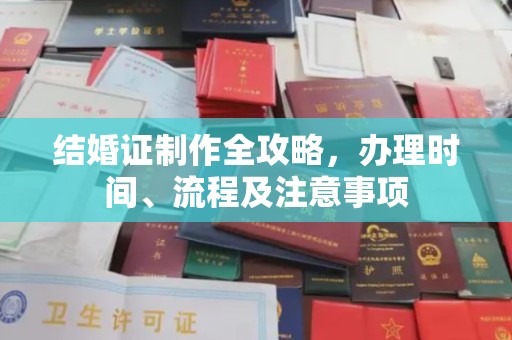 曲阳结婚证制作全攻略，办理时间、流程及注意事项